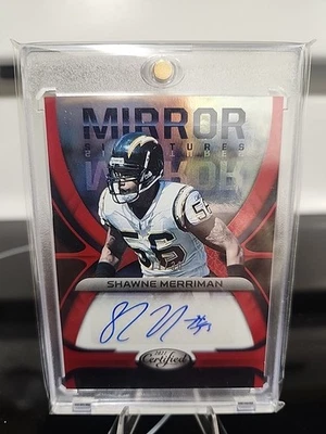2021 Panini Certified Shawne Merriman #MS-SHM Mirror Signatures-Chargers 11/30 - Image 1 of 4