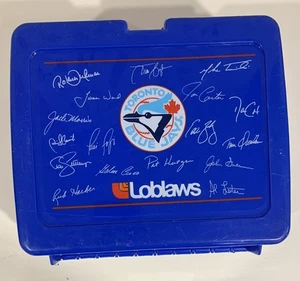 Vintage Toronto Blue Jays 1991-92 Loblaws Lunch Box and Thermos - Picture 1 of 4
