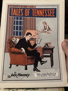 Paquete de 3 partituras vintage de 9x12 Post/1920 - Imagen 1 de 3