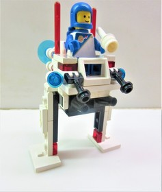 Lego Vintage LL Space Futuron # 6828-Twin-winged Spoiler-100% w/minifig (1988)