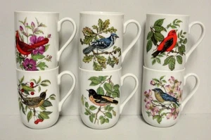 Tazas de café Horchow AUDUBON BIRDS 4-1/8" (JUEGO DE SEIS ESCENAS DE PÁJAROS) - Imagen 1 de 3