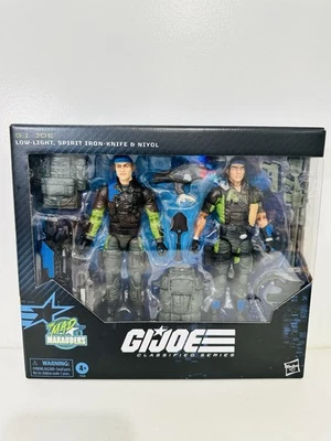 Hasbro G.I. Joe Classified Series #128 Low-Light Spirit Iron-Knife and Niyol - Imagem 1 de 2