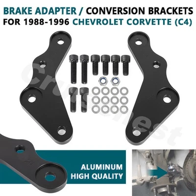 Adaptador de freno/soportes de conversión para Chevrolet Corvette C4 88-96 a C5-C6 EE. UU. Foto 1 de 4