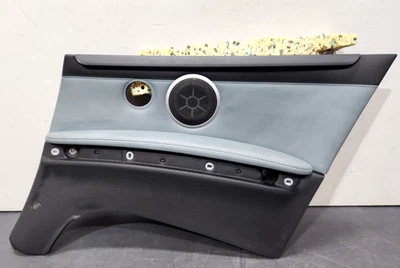 ✅ 08-13 OEM BMW E93 M3 Puerta Trasera Pasajero Tarjeta Panel Cuero Paladio Plata * Foto 1 de 4