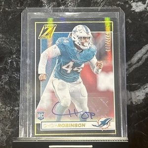 Penn State Zenith Chop Robinson Rookies Red Zone 2024 automático RC #d a 299 Dolphins - Imagen 1 de 2