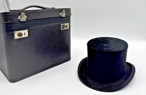 B658 Zylinder Antik G. Kramer Frankfurt Vintage mit Tasche Sammler - Bild 1 von 13