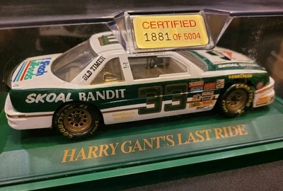 1994 Harry Gant Signed Skoal Bandit #33 "Last Ride" Revell 1:24 NASCAR Diecast  - Image 1 of 4