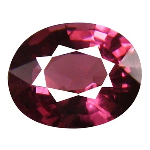 1.06 ct AAA+ Attractive Oval Shape (7 x 5 mm) Pinkish Red Rhodolite Garnet - Picture 1 of 1