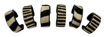 BRAZALETE BRAZALETE PIEL CEBRA ORIGINAL 1" Ancho - NUEVO Foto 1 de 4