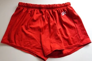 MEN'S RED ATHLETIC DRAWSTRING SHORTS SIZE L - Picture 1 of 7