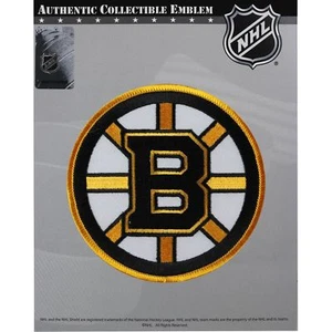 Boston Bruins offiziell lizenzierter Primary Team Runde Logo Trikot Patch NHL 4" - Bild 1 von 3