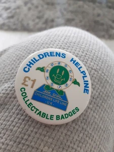 Children's Helpline Vintage Badge - Picture 1 of 2