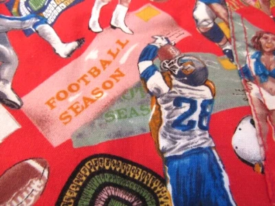 Scrub Top Foot Ball and Cheer Leaders Scrub Top  Size 2XL Top pocket Only Cotton - Image 1 of 4