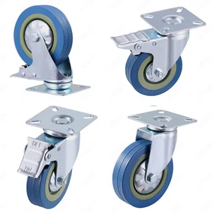 4x Transportrollen mit & ohne Bremse Transparent Schwerlastrollen Lenkrollen SET - Bild 1 von 42