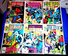 KIDS COMICS Marvel FISH POLICE #1 2 3 4 5 6 TV SHOW 1992 Steve Moncuse