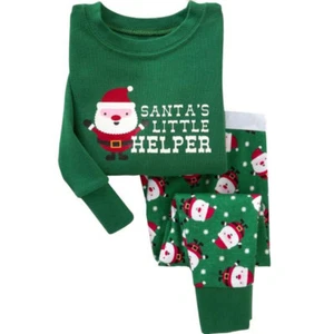 2Pcs Toddler Kid Baby Boy Girl Tops+Pants Outfit Christmas Household clothes Set - Picture 1 of 7