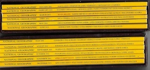 National Geographic magazines 2011 complete set with binders. - Bild 1 von 1