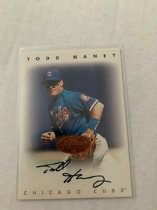 Todd Haney 1996 Signature Series Auto Card #