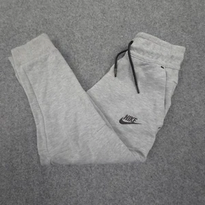Nike Track Pants Kids XSMALL Grey Tech Fleece Activewear Jogger Swoosh Size XS - Picture 1 of 13