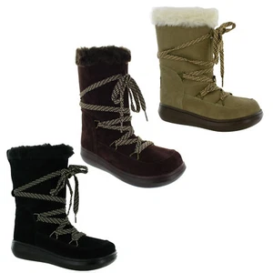 Botas al Tobillo Rocket Dog Snowcrush Gamuza Parte Superior Forradas de Piel Suave Cálidas Damas Moda - Imagen 1 de 20
