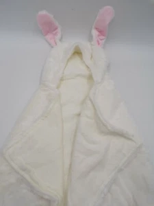 Pottery Barn Kids Faux-Fur Bunny Baby Hooded Towel White #9988 - Picture 1 of 2