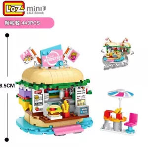 LOZ MINI Blocks - Building Toys Bricks - Burger Shop - Style 1730 - 443pcs - Picture 1 of 3