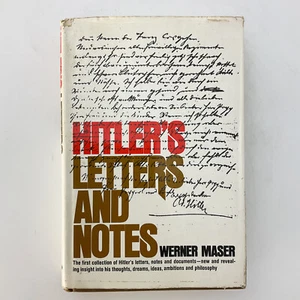 Hitlers Letters and Notes Werner Maser First US Edition - Imagen 1 de 21