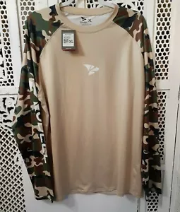 Men's Loose-Fit Fishing LS T-Shirt Vented Shirt UPF50 Sleeve XL NWT - Picture 1 of 3