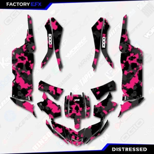 Black & Pink Distressed Camo Graphics kit fits Yamaha YXZ 1000R 2015-2018 - Bild 1 von 2