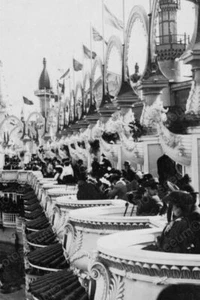 Coney Island Luna Park Opera Box Circus 4x6 Reprint Of Old Photo - Picture 1 of 1
