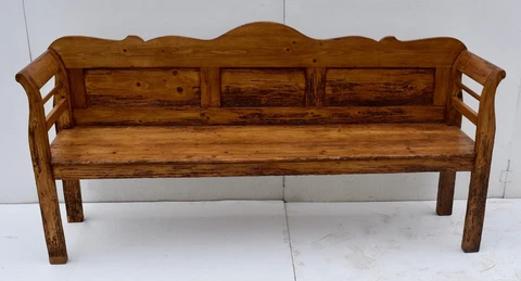 Antique Pine Bench or Settle Cover