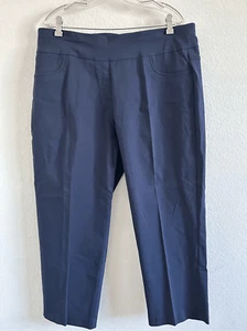 Ruby RD proportioned navy blue  women’s pants size 20wP waist 19”, leng37”, inse - Picture 1 of 8