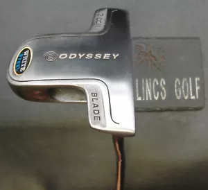 Odyssey White Steel 2-Ball Blade Putter 86.5cm Length Steel Shaft Acer Grip - Picture 1 of 11