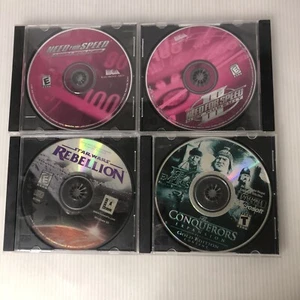 PC Game Lot -of 4 Conquerors Expansion, Star Wars Rebellion, Need for Speed - Picture 1 of 5