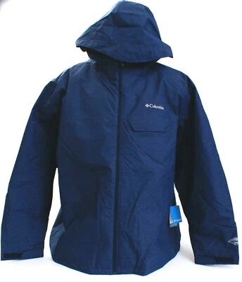 Columbia Sportswear Blue Huntsville Peak Novelty Waterproof Jacket Men's NWT - Image 1 of 4