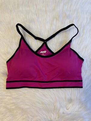 Avia Sports Bra Womens Size XL Pink Wireless Cami Seamless Low Impact NWOT - Image 1 of 4