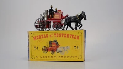 Matchbox Lesney Models of Yesteryear Y-4 Shand Mason Horse Drawn Fire Engine - Image 1 of 4