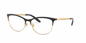 Ralph Lauren RL5106 9405 Black/Gold Cateye Plastic Eyeglasses Frame 55-16-140 - Picture 1 of 4
