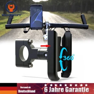 Handyhalterung Fahrrad Motorrad Quad Alu Metall Handy Halterung Halter Universal - Bild 1 von 17