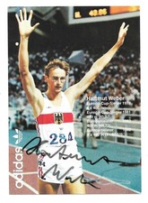 Hartmut Weber | Authentic Autograph Signature Signed Card