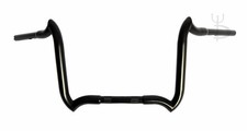 MAYHEM 12" RISE CUSTOM BLACK APE HANGERS BARS FAT 1-1/4" HANDLEBARS HARLEY