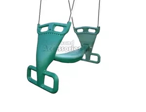 Back to Back Glide Swing Hills Compatible Seat Rope Cubbyhouse Playground Set - Picture 1 of 4
