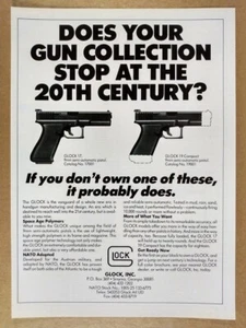 1988 Glock 17 & 19 9mm Pistolen Vintage Print Ad - Bild 1 von 1
