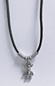 Collar de plata alce y colgante de alce de cuero NUEVO - Imagen 1 de 7