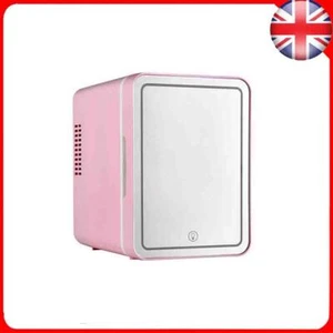 4L Mini Fridge w/ LED Mirror Portable Cooler Warmer Table Top Bedroom Makeup Hot - Picture 1 of 7
