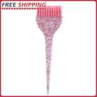Hair Dye Brush Hair Coloring Applicator Comb Hair Styling Salon Tool (Pink)