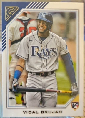 2022 Topps Gallery Vidal Brujan RC #164 Tampa Bay Rays - Image 1 of 2