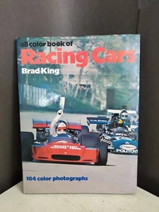 Libro de autos de carreras 1973 a todos los colores 104 fotos Brad King Octopus Books Hong Kong - Imagen 1 de 14