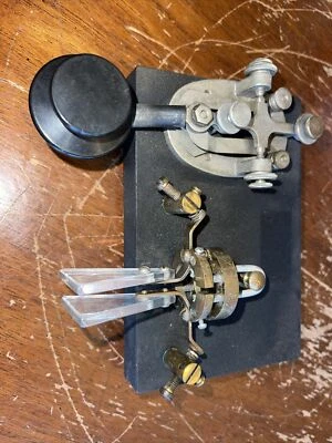 BENCHER ? BY 1 IAMBIC PADDLE & Straight Key Home Brew Very Interesting Set Up - Image 1 of 4