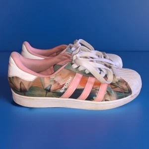 Adidas Originals Farm Curso d'Agua Superstar Dust Pink Womens Sneaker Size 10 - Picture 1 of 11